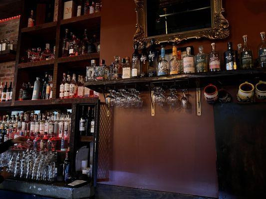 Bar & part of the tequila selection