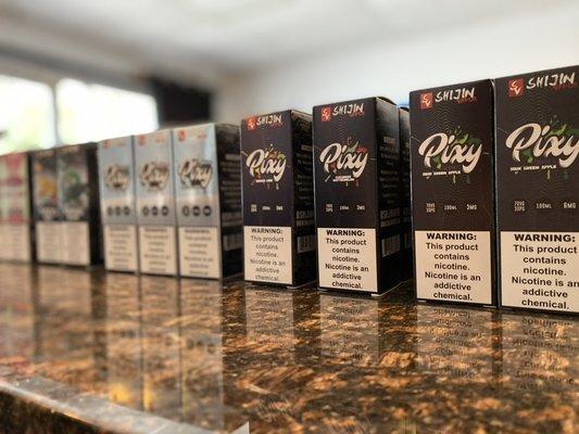 Pixy is a new line from Shijin and it comes in iced and regular.