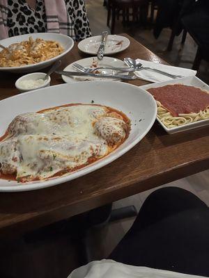 My parmigiana Baked Trio Combo