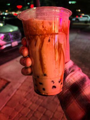 Brown Sugar Milk Tea w/ brown sugar boba