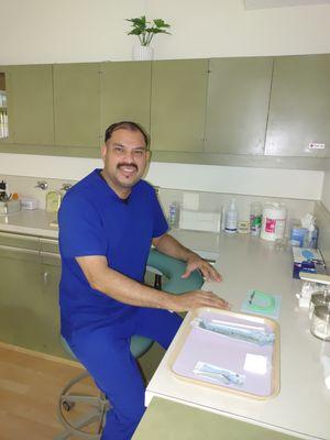 Our dental assistant Joe.