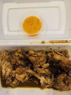 Jerk Chicken Wings / Hot & Habanero Hot Sauce