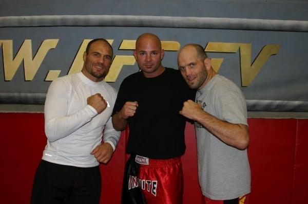 Coach Butch training with UFC Champion Randy Couture