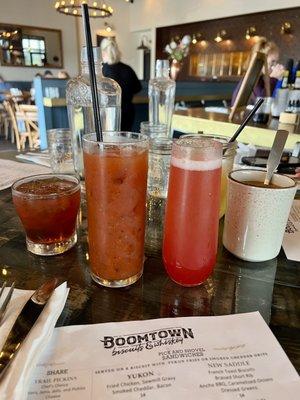 Bloody Mary, seasonal mimosa, coffee