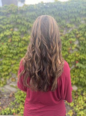 Balayage,  haircut and style by Danielle