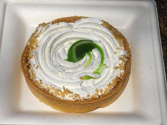 Key lime pie tart