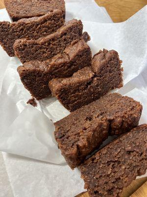 Fudge Chocolate chip loaf