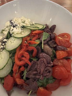 The Greek salad.