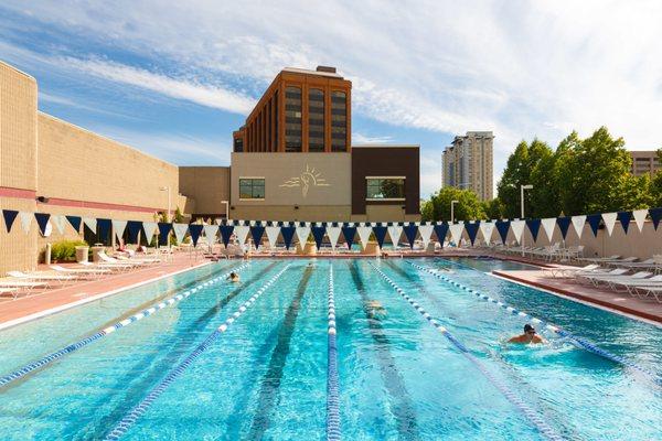 One of Three Pools - This is the outdoor Lap Pool