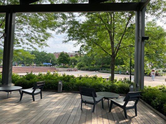 Relaxing at The Porch