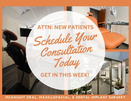 We have flexible and open scheduling. Please call us from 8-5  PM M-F to make an appointment!