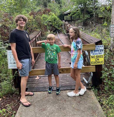 Lots of boardwalks were still closed in 2022 due to Hurricane Ida damage from 2021.