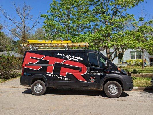 ETR van in action