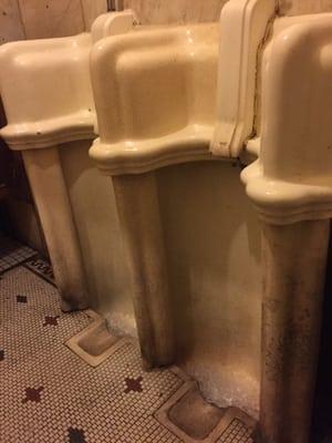 Old school urinals