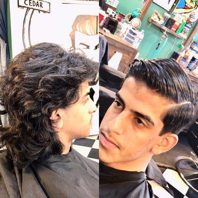 Before and after by Leo