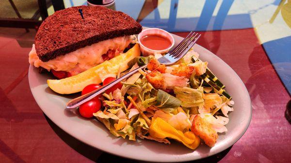 1/2 Rueben and side salad