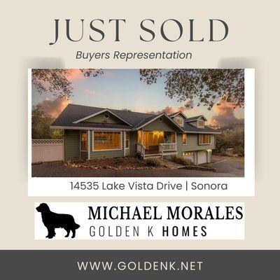 Sold as buyer's representative.  Apple Valley Estates.