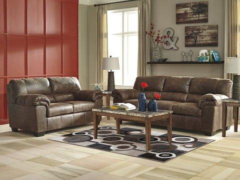 5PC. LIVING ROOM SET
 Includes Sofa, Loveseat, Coffee & 2 End Tables
 SALE: $1099