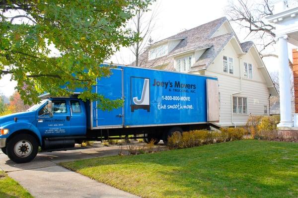 One of our largest vehicles on Sheridan Road in Evanston