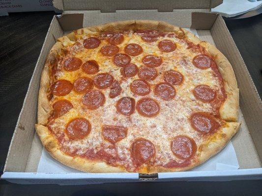 Pepperoni pizza