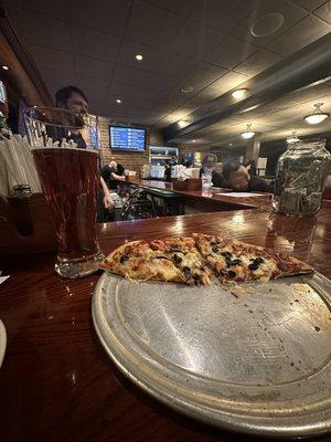 Pizza, beer