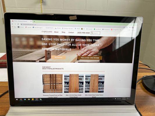 Website built