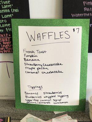 Precision Nutrition:  Menu (Waffles)