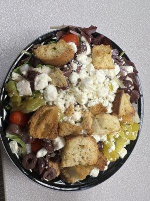 Greek salad, half