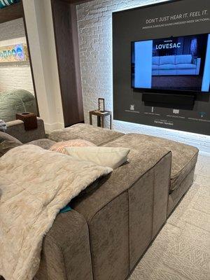 Modular sofa with sound system