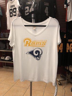 Custom Rams Woman's Shirts