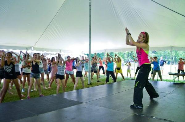 Zumba at Jacob's Pillow