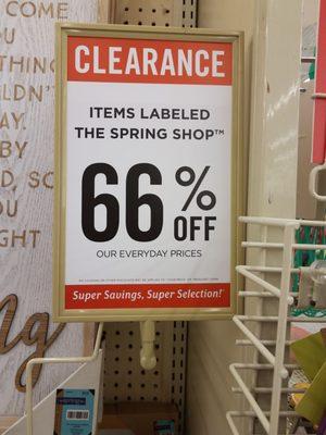 Big clearance event!