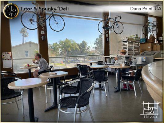 Dining area; I imagined something more "organized."