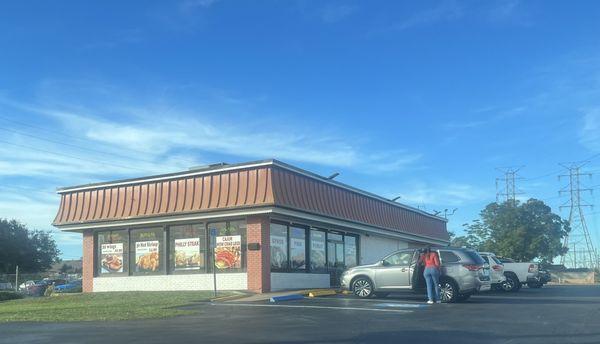 Street view of restaurant