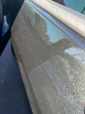 Spots all over my car. Stripey spots.