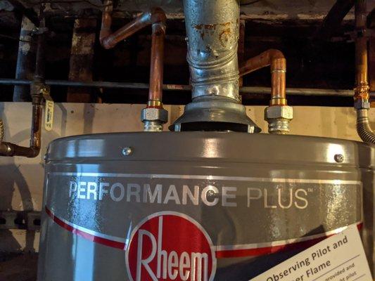 Rheem performance plus water heater