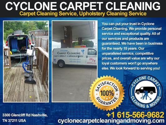 Cyclone Carpet Cleaning and Moving