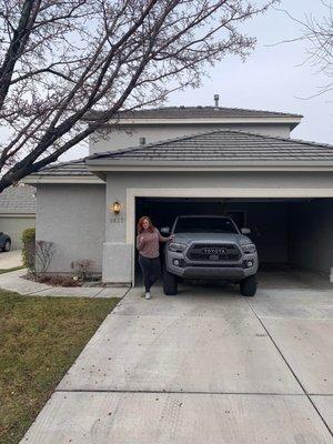 This first time home-buyer is in love with her brand new home :)