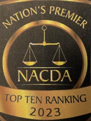 Voted Top 10 Law Firm