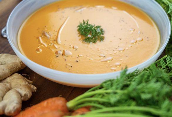 Vegan Carrot-Ginger w/ Coconut Milk