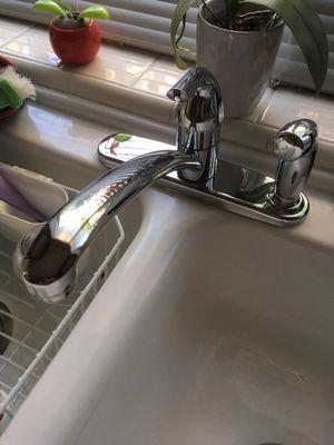 My new faucet after installation!