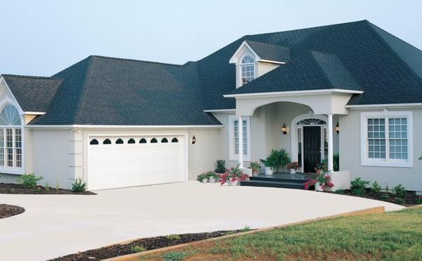 Steel Garage Door with windows