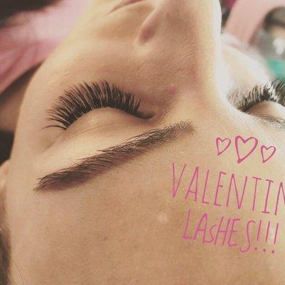 Valentines lashes