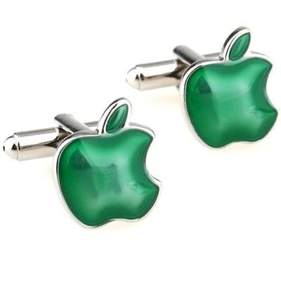 Green Apple Cufflinks