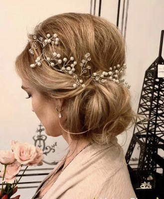 Bridal updo