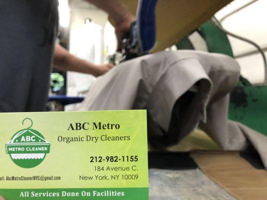 Why choose ABC Cleaner NYC?Because ABC Cleaner NYC is a professional Organic Dry Clean.