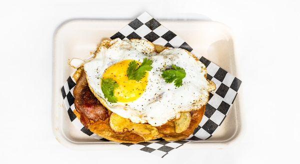 El Classico - Bacon, Fried Egg, Potatoes & Cilantro