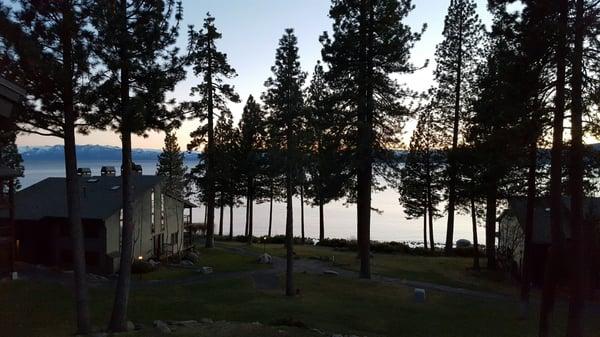 Nighttime view from our balcony.