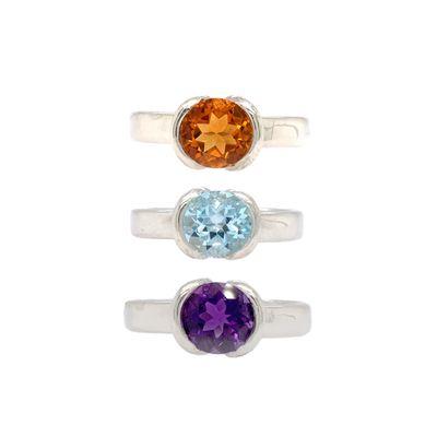 Birthstone rings