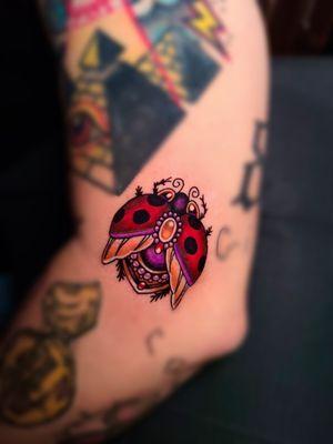 Beautifully executed ladybug in color! We love the creativity the artists have at the North Miami Location